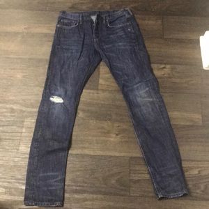All Saints Men’s Pistol Fit Jeans Size 30 L 32